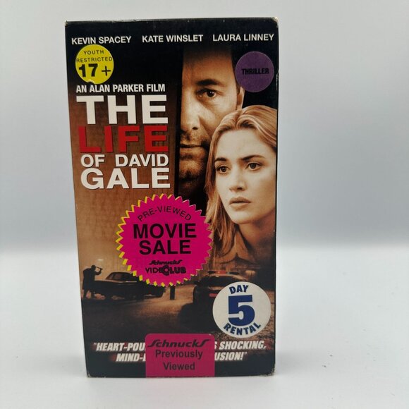 The Life Of David Gale VHS Movie 2003 Thriller Starring Kevin Spacey - Picture 1 of 3